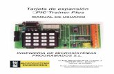PIC’Trainer Plus - Fundación San Valeroprofesores.sanvalero.net/~arnadillo/Documentos/Informacion_apoyo/... · Las 8 líneas de la puerta B (RB0-RB7) se conectan directamente al