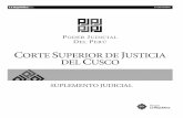 CORTE SUPERIOR DE JUSTICIA DEL CUSCO · 2 La República SUPLEMENTO JUDICIAL CUSCO Miércoles, 18 de abril del 2018 AVISOS JUDICIALES ... ACUSACIÓN FISCAL: JOSÉ ODICO BUENO, Fiscal