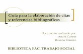 Citas y referencias bibliográficas - Inicio - FTS - …³n social en la práctica del Trabajo Social [versión electrónica]. Revista Margen, 4 (9) : 54 –79 Autor(es): apellido
