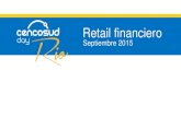 Presentación de PowerPoints2.q4cdn.com/740885614/files/doc_presentations/2015/...Nuestra Visión de Retail Financiero Cencosud Ser reconocidos como la compañía de Retail Financiero