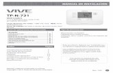 TP-N-721 - vivecomfort.com · Una versión en español de este manual se puede descargar ... Todos nuestros termostatos utilizan la misma placa magnética ... Trane …