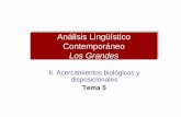 Análisis Lingüístico Contemporáneo Los Grandesljgarcia/docencia/archivos docencia/Personalid-T5.pdf · (Cuestionario NEO-PI-R) – Véase en Prácticas de la asignatura. Los Grandes