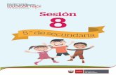 Sesión 8 - 5 Sec - Ministerio de Educación del Perú | … · de técnicas de control de pulso, frecuencia cardiaca e indicadores de salud. APRENDIZAJES ESPERADOS COMPETENCIAS CAPACIDADES