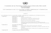 Comisión de las Naciones Unidas para el Derecho … · Renuncia al derecho a objetar Artículo 5. ... (Aprobada por la Comisión de las Naciones Unidas para el Derecho Mercantil