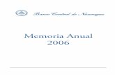 Memoria Anual 2006 - sajurin.enriquebolanos.orgsajurin.enriquebolanos.org/vega/docs/Informe Anual 2006.pdf · transparente de una tabla estadística del balance monetario, y en el