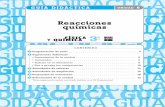 Reacciones químicas - yoquieroaprobar.esyoquieroaprobar.es/_pdf/35298.pdf · – Interpretación y representación de ecuaciones químicas. > Utilización de modelos simplificados
