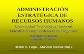 ADMINISTRACIÓN ESTRATÉGICA DE RECURSOS HUMANOS · “Dirección Estratégica de Recursos Humanos ...