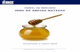 MIEL DE ABEJAS NATIVAS - ibce.org.boibce.org.bo/images/estudios_mercado/perfil_mercado_miel_abejas_CB... · bolivianas de miel natural de abejas nativas tuvieron a Brasil como único