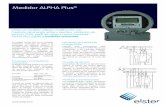 Medidor ALPHA Plus - promelsa.com.pe · test, cambios de hora y reseteos de la demanda. Cuando el Monitoreo de Calidad de Energía está habilitado, el ... recursos de gas, electricidad