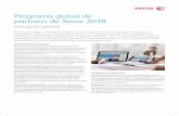 Programa global de partners de Xerox 2018 · • Localizador de partners: Referencias en páginas web de Xerox ... Xerox es un líder tecnológico de 11.000 millones de dólares que
