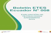 Evaluación de Tecnologías Sanitarias …wp-ecuador.cst.bvsalud.org/wp-content/uploads/2017/01...Evaluación de Tecnologías Sanitarias Coordinación General de Desarrollo Estratégico