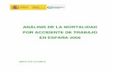ANÁLISIS DE LA MORTALIDAD POR ACCIDENTE … Estudios tecnicos/Monografias/Analisis... · Edición de la publicación Informe sobre el estado de la Seguridad y Salud en España ...