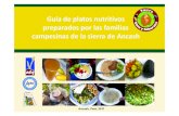 Guía de platos nutritivos preparados por las familias ...ong-adg.be/bibliadg/bibliotheque/opac_css/doc_num/divers/guia... · Mazamorra de calabaza 53 Mazamorra de camote 54 Mazamorra