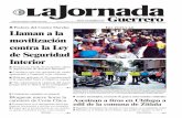 Llaman a la movilización contra la Ley de Seguridadlajornada.digital/uploads/2017/12/9089.pdf · edil de la comuna de Zitlala ... Morelos consideró que la LSI se aprobó de manera