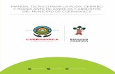 PRÓLOGO - cuernavaca.gob.mx Poda.pdf · 4- Ayuda a la retención de suelo. ... Ecotono: Zona de transición entre dos ecosistemas, en el municipio de Cuernavaca la zona norte presenta