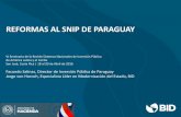 REFORMAS AL SNIP DE PARAGUAY - Comisión … · Diplomado en APP para el Desarrollo de Infraestructura y Servicios ... Gestión de Proyectos de Desarrollo con Certificación Project
