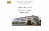 Universidad del Perú, DECANA DE AMÈRICA)educacion.unmsm.edu.pe/pdf/plan_2017_2019.pdf · con la comunidad a través de los convenios de cooperación interinstitucional; ... y dentro