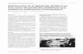 Alteraciones en el desarrollo dentario en tres casos de ...revistapediatria.com.ar/wp-content/uploads/2013/11/193-98-Mássimo.pdf · anomalías dentarias, quimioterapia, radioterapia.