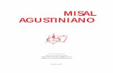MISAL AGUSTINIANO - Agustinos de Latinoamérica 14-2-07.pdf · Oración después de la comunión Señor, que nos has alimentado con el Pan de la vida, haz que, ... 22 MISAL AGUSTINIANO