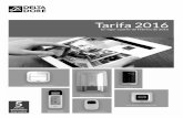 Tarifa 2016 - Todo tipo de material eléctrico ...elcomair.es/CATALOGOS/DELTADORE.pdf · - Visualización de la temperatura ambiente y de consigna ... PACK DELTA 630 Sistema de regulación