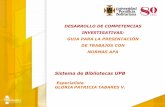 Sistema de Bibliotecas UPB · comercial, institución ... Manual de redacción e investigación. México: ... Comunicación social. En M. C. Vargas, Introducción a la comunicación.