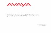 Edición Avaya one-X Deskphone para Teléfono IP …€¦ · Realización de una llamada saliente en una línea puenteada ..... 17 Acerca de Contacts ... Para mover la pantalla, jale