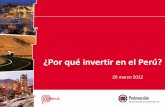 ¿Por qué invertir en el Perú? - Franchising Brasil · Relacionadas con las Inversiones - CIADI y del Organismo Multilateral de Garantía de Inversiones - MIGA. Participa en el