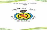 PLAN OPERATIVO ANUAL –POA- - … · PLAN OPERATIVO ANUAL –POA- 2017 3 MUNICIPALIDAD SAN LUCAS SACATEPEQUEZ 1. Presentación Con el objetivo de modernizar la administración municipal