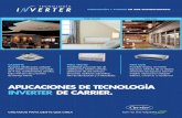 APLICACIONES DE TECNOLOGÍA INVERTER DE …climaproyectos.com.mx/wp-content/uploads/2017/08/Condensadora... · Flexibilidad para todo tipo de habitaciones. Diseño cómodo, distribución