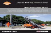 Dando Drilling International Dando Multitec 9000 · Lubricador en línea Incluido de forma estándar y utilizado para el funcionamiento de un martillo de fondo DTH ... Pare incrementar