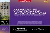 EstratEgias y tácticas dE NEgociacióN - … · EstratEgias y tácticas dE NEgociacióN 26 - 27 ... 13:30 a 15:00 LA NegoCiACióN de ALiANzAs estrAtégiCAs • Negociaciones grupales