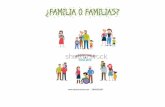 ¿FAMILIA O FAMILIAS? - grupdedialeg.orggrupdedialeg.org/wp-content/uploads/2016/12/familia-familias.pdf · ¿Podemos poner a nuestros novios ... Cuando se puede amar a alguien, o