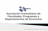 Asociación Colombiana de Facultades, Programas y ... · Conocimientos especializados de informática Relaciones interpersonales ... (paquetes estadísticos, software de diseño,