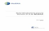 Guía Introductoria para la Versión 21.0 de MedDRA · En el documento “Últimas novedades” pueden encontrarse los ... Manual de diagnósticos y estadísticas de trastornos mentales,