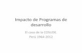 Impacto de Programas de desarrollo - iheal.univ-paris3.fr · crisis económica gobierno de Alan García (1985-1990) ... ciclo de crecimiento económico organizaciones promotoras del