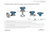 Transmisor de presión Rosemount 2051 - Emerson · 2017-07-24 · La interfaz local del operador (LOI) ofrece capacidade s de configuración fáciles de usar en el transmisor