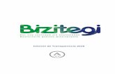 Informe de Transparencia 2018 - bizitegi.org · punto de vista educativo, psicológico, físico, social, formativo-laboral y jurídico. ... L1.3.-Desarrollar sistemática de medición