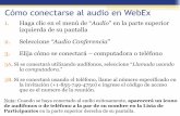 Cómo conectarse al audio en WebEx - sptf.info · empresarial(guatemala) ... -certificaciÓn smart-3. eficiencia operativo-financiera ... gestiÓn centrada en el cliente (modelo delta)