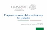 Programa de control de emisiones en las ciudades10 July] Panel 3... · para la realización de un buen diagnóstico de los principales componentes del sistema de control de emisiones
