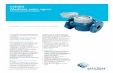 H4000 Medidor para agua - elster.com · Medidor para agua Precisión y robustez para grandes caudales. La calidad y experiencia de Elster en medición al servicio de los grandes consumos.