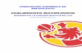 RDisciplinario 15 16 - melillensebaloncesto.es · federaciÓn espaÑola de baloncesto reglamento disciplinario aprobado por la comisiÓn directiva del csd 23 de diciembre de 2015