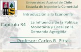 Profesor: Carlos R. Pitta - carlospitta.com 34.pdf · 1 Introducción En capítulos anteriores hemos visto: Los efectos de largo plazo de la política fiscal en los tipos de interés,