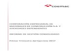CORPORACIÓN EMPRESARIAL DE MATERIALES …coemac.com/wp-content/uploads/2017/12/COEMAC_IGC_1... · de yeso laminado) y Algíss ... Según anticipábamos en el informe de gestión