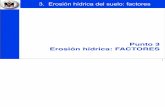 Punto 3 Erosión hídrica: FACTORES - edafologia.ugr.esedafologia.ugr.es/erosion/tema3_factores/3_factores2008.pdf · Directamente relacionado con la lluvia tenemos la escorrentía.