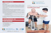Fisioterapia en Reeducación Cardiovascular · C/ José Picón, 9 - 28028 Madrid / Tel.: 91 504 55 85 / Fax: 91 504 22 02 cpfm@cﬁ siomad.org / ﬁ siomad.org Dirigido a Fisioterapeutas