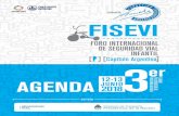 Agenda FISEVI 3er Foro (Capítulo Argentina) Español · Plenaria Gobierno de Montevideo Juan José Méndez ... Plenaria Investigación en Seguridad Vial Andrés Vecino Johns Hopkins