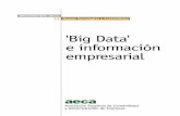 'Big Data' e información empresarial · y Administración de Empresas aeca documentos aeca 13 Nuevas Tecnologías y Contabilidad 'Big Data' e información ... Software AG Francisco