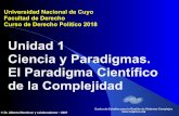 Unidad 1 Ciencia y Paradigmas. El Paradigma Científico de ... · • Montbrun, Alberto; El cambio de paradigma científico y su impacto en el análisis político; ... gestalten,