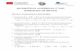 Tema 1 Fracciones y decimales - …ies.julioverne.leganes.educa.madrid.org/web/attachments/955_3º ESO... · Tema 1 Fracciones y decimales 1. ... Opera. 7. a) Escribe en notación