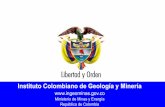 Instituto Colombiano de Geología y Mineríaredcolombianafa.org/apc-aa-files... · Geotermia Aplicada Energía geotérmica hidrotermales Recursos hidrocarburos Trabajos de ingeniería